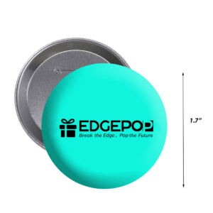 Vibrant Round Steel Pin Badge