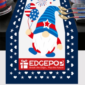 Festive Atmosphere Decorative Tablecloth