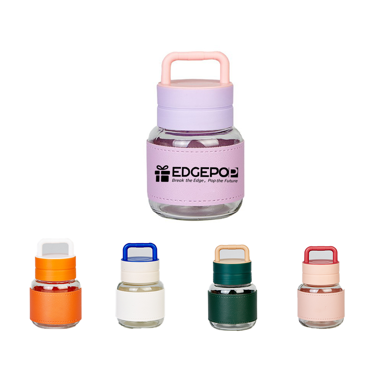 10oz Handheld Glass Cup