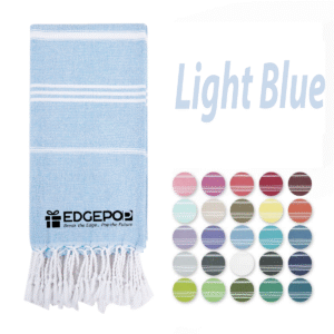 Vibrant Fringe Turkish Beach Towel