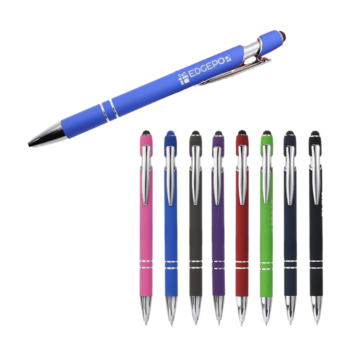 Metal Aluminum Rod Press Ballpoint Pen